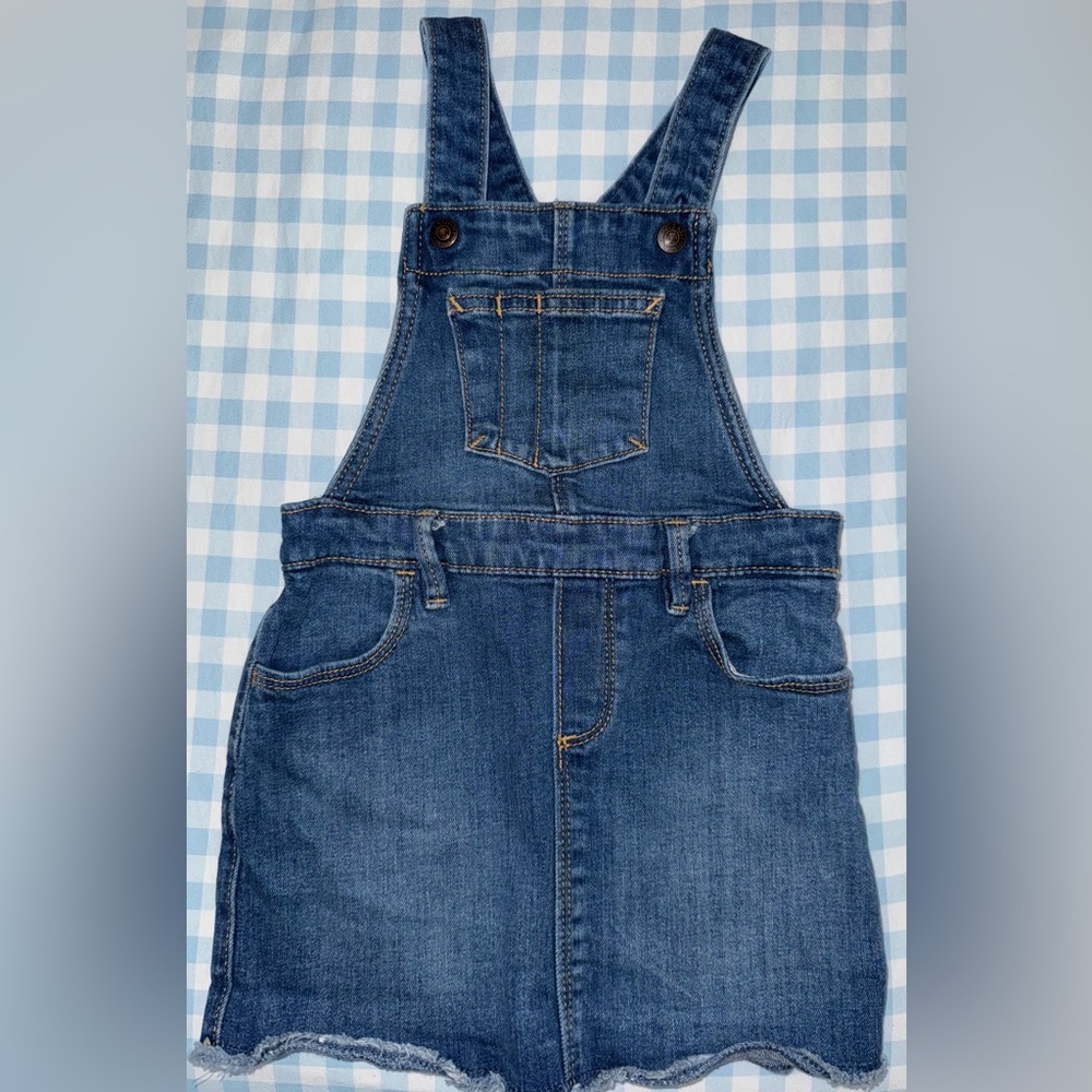 Old navy Kids Denim Overall jumper dress 3T